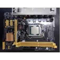 Материнская плата ASUS H81M-K + celeron G1840